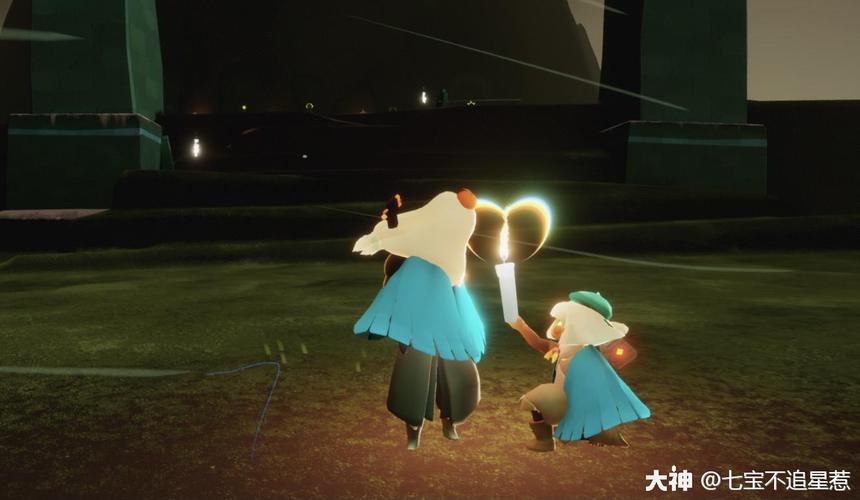 光遇周年庆之tgc蓝斗篷穿搭——回到最初的感动