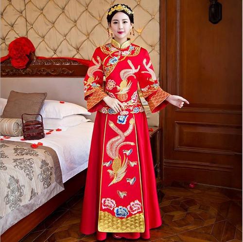 古代的嫁衣,原来这么好看,比秀禾服美多了!