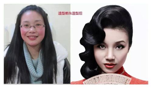 发型学科5经典年代发型梳妆