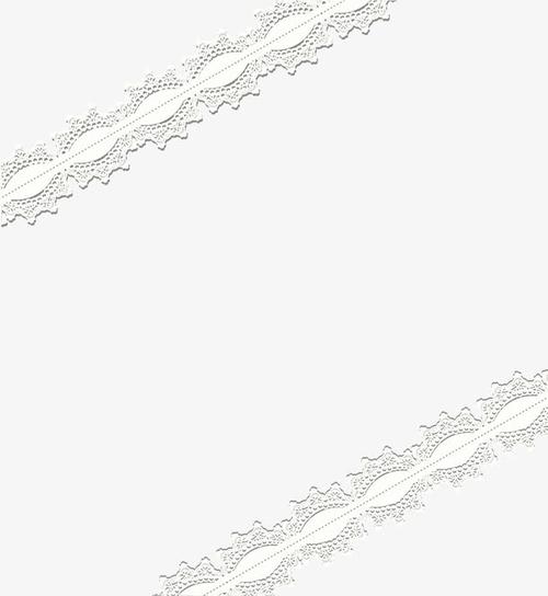矢量手绘蕾丝边