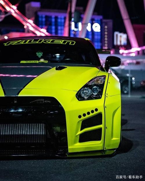 夜太美之爆改gtr,尾灯很漂亮