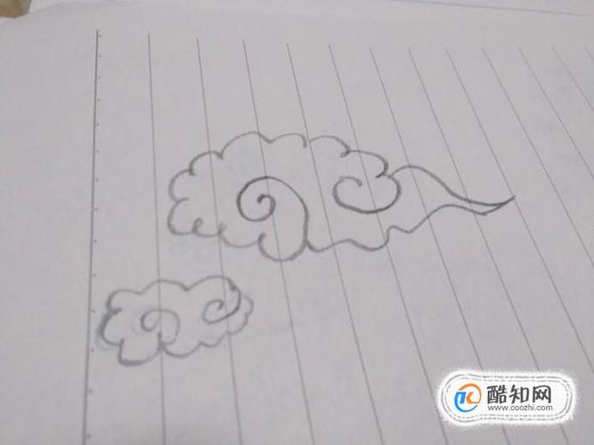 这样白云的简笔画就完成啦.