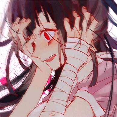 动漫黑暗女生头像图片大全