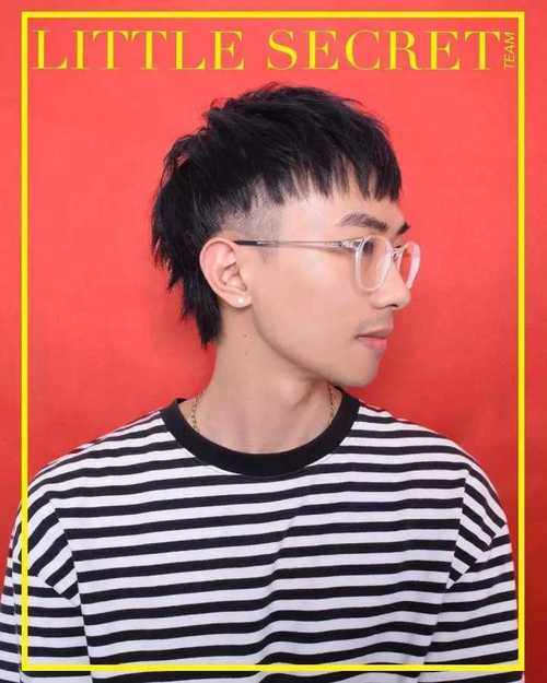 留小狼尾发型后期怎么烫啊