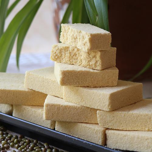 东北绿豆糕老式传统手工制作老味道绿豆饼零食散装500gx2袋包邮