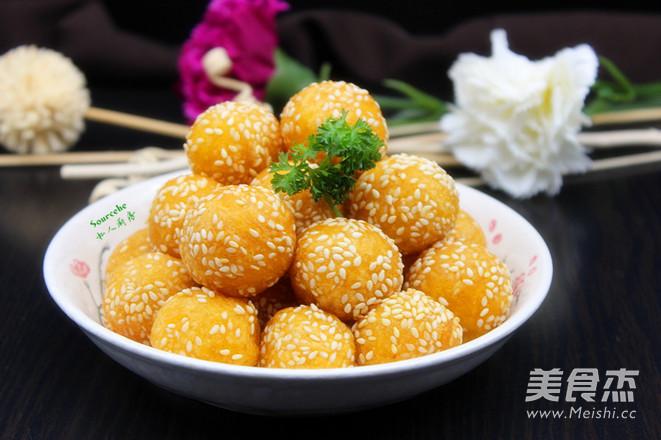 软糯南瓜芝麻球