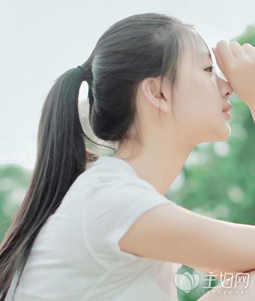 马尾辫发型图片