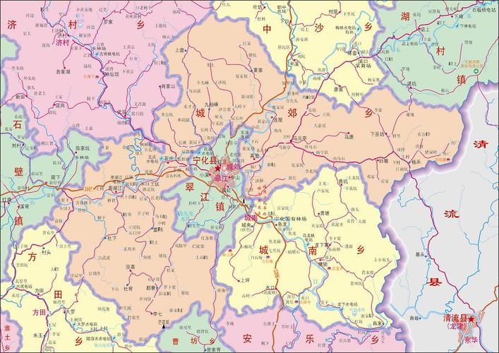 城郊乡的行政区域