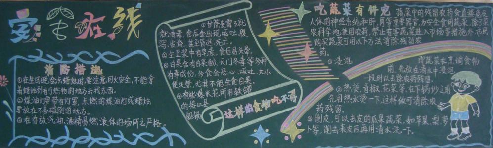 安全教育黑板报版面设计图安全教育黑板报主题图片