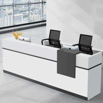 台收银台现代简约迎宾前台桌创意服务桌板式办公家具吧台桌闪电发货