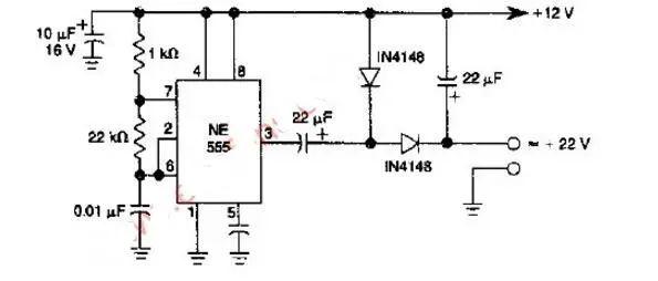简单直流二倍压电路
