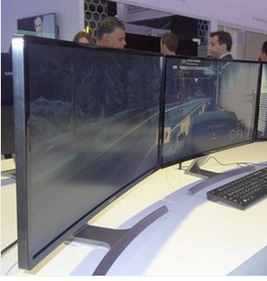 曲屏显示器有什么用