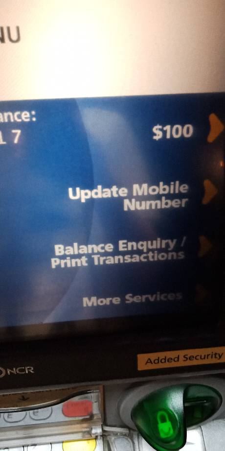 新加坡posb atm机怎么取10元