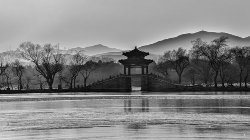 冬日颐和园风景摄影高清宽屏桌面壁纸