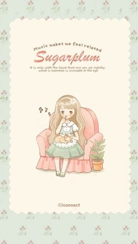 韩系壁纸 小萝莉 森女