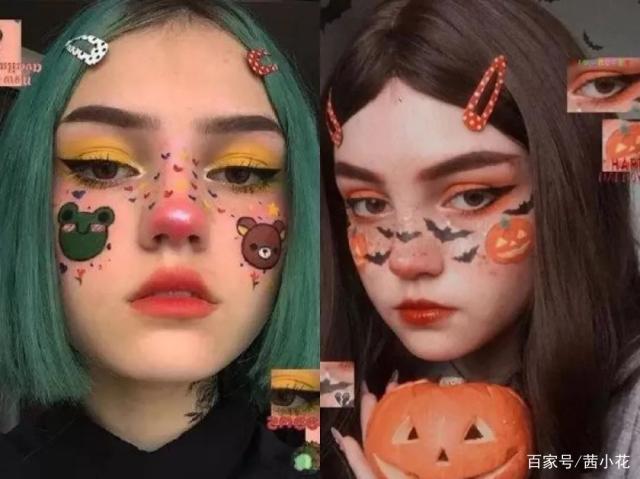化妆小白也能轻松画出来~ 今年走可爱风格的万圣节妆容也