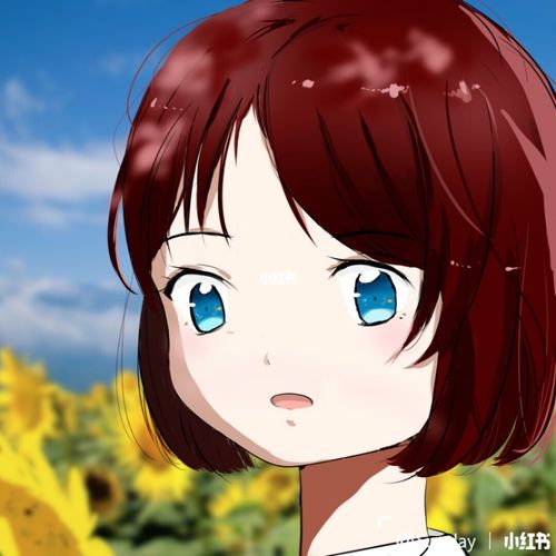 头像|二次元短发女孩_动漫_短发_头像_女生头像_上色