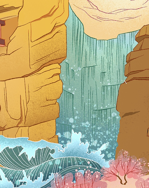 【参赛习作】梦书三晋|插画|创作习作|黎小样 - 原创