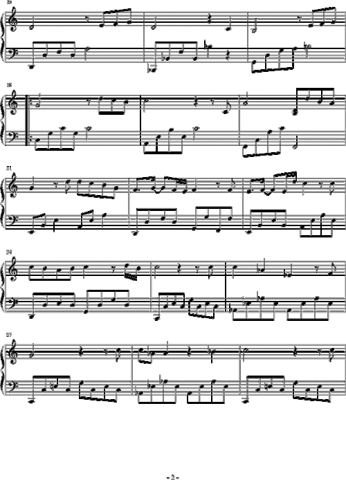 crying in the party钢琴谱