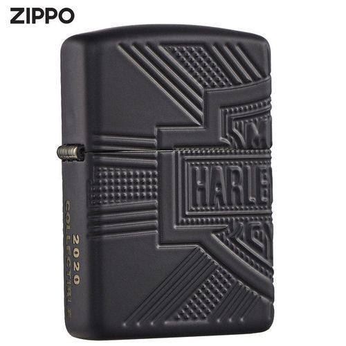 zippo2020,zippo2020底刻 打火机zippo正版煤油 哈雷戴维森zoop芝宝2020纪念珍藏款男士礼品