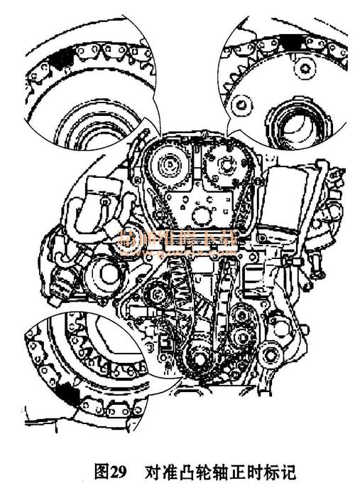 大众车系ceaa 1.8l tsi发动机正时校对方法