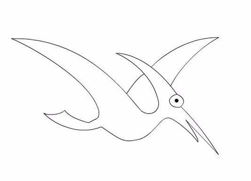 flash绘制一个翼龙的操作方法