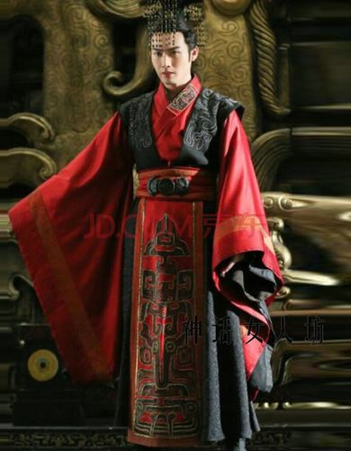 古装汉服秦朝汉王男古装皇帝服装大王朝服龙袍秦始皇男汉服大臣服 款