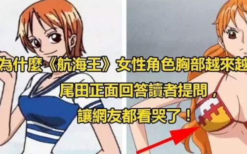 为什麼《航海王》女性角色胸部越来越大?尾田正面回答