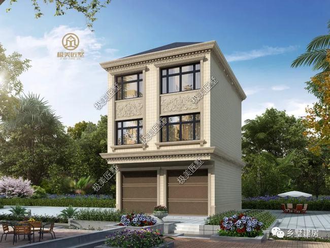 商住两用的三层别墅占地不足90平打造您的理想住宅