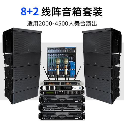 ridiss双12寸远程防水线阵音响全套大中小型舞台演出酒店婚庆户外