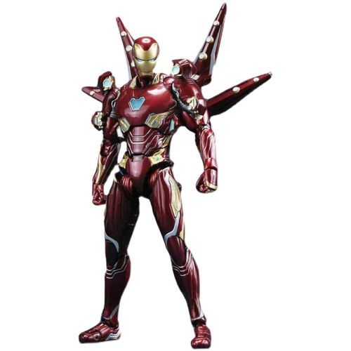 复仇者联盟shf钢铁侠手办合金模型mk50马克85限量版纳米战甲玩具