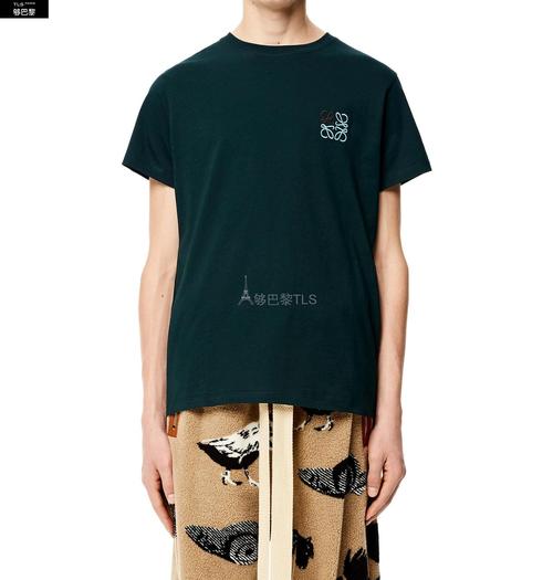 【包邮包税】 loewe罗意威 21年秋冬 男士 短袖t恤 anagram 圆领t恤 h
