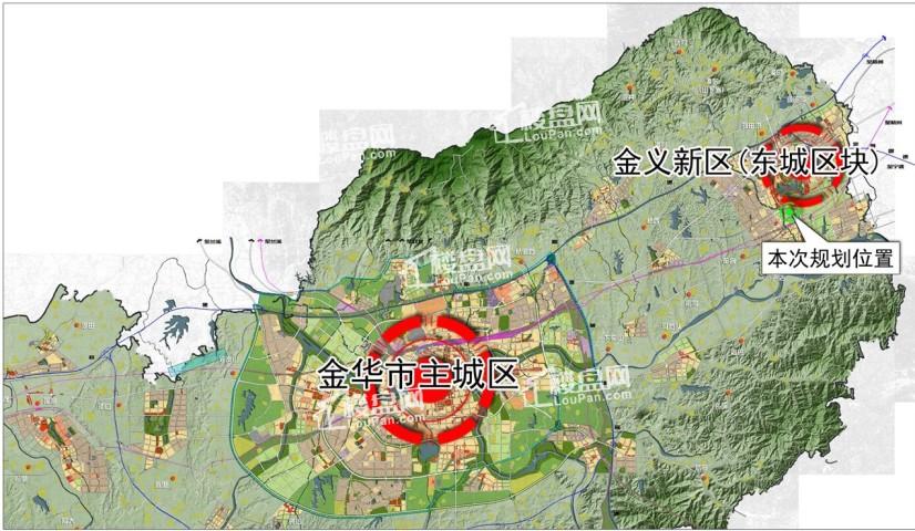 金义新区孝顺区块规划发布-金华楼盘网