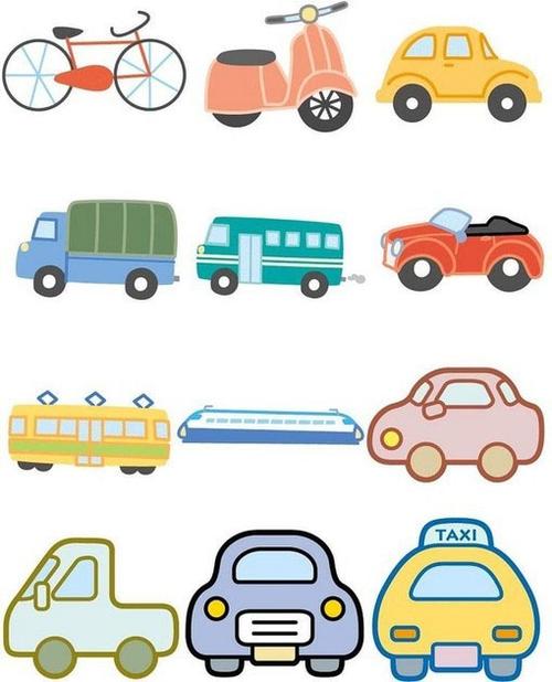 卡通小汽车简笔画小汽车简笔画