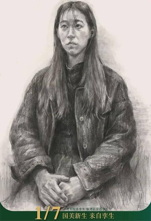 最新力作!孪生画室黄埔状元班素描半身像写生高分作业系列之三