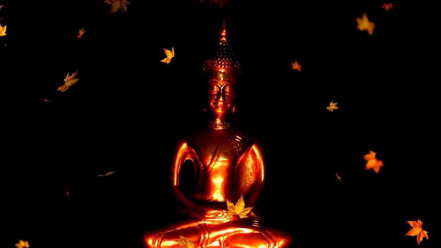 金色佛像佛教文化背景