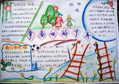 勤俭节约青果少年在行动手抄报 勤俭节约手抄报