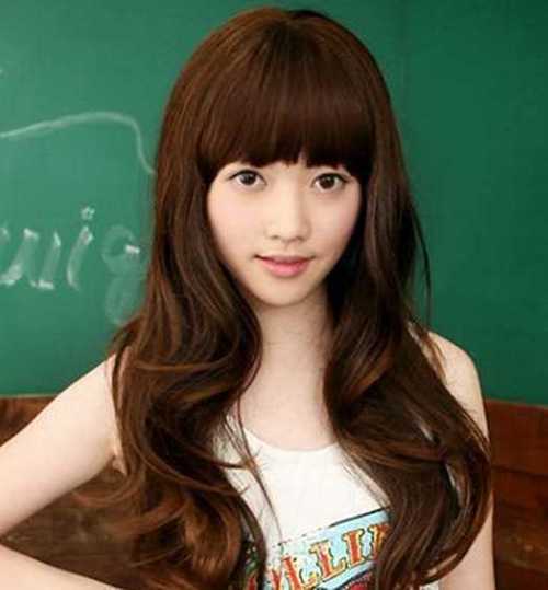 齐刘海适合鹅蛋脸