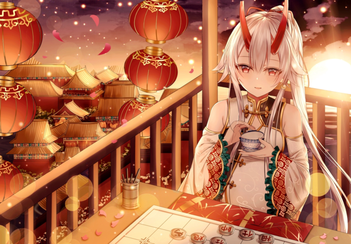 fgo 插图 【二百二十八】巴御前.旗袍