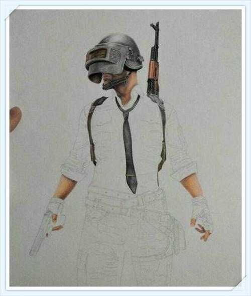 绝地求生:中学生玩家手绘吃鸡道具,画的太逼真,家长却集体沉默