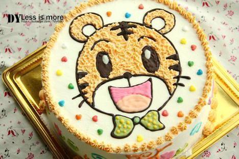 [小老虎可爱卡通蛋糕] 小老虎可爱卡通蛋糕