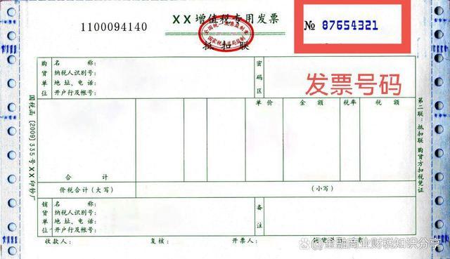 增值税发票代码是哪个位置增值税发票各个地方的含义