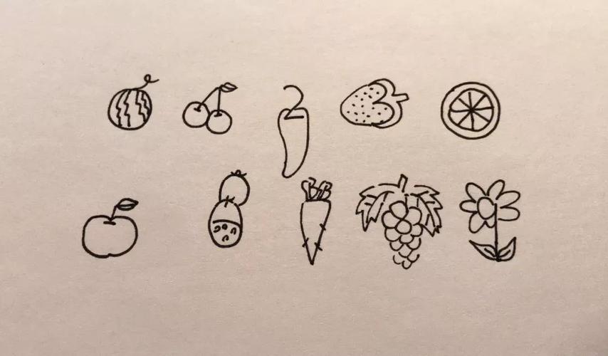 数字1秒变水果,这套简笔画简直逆天了!