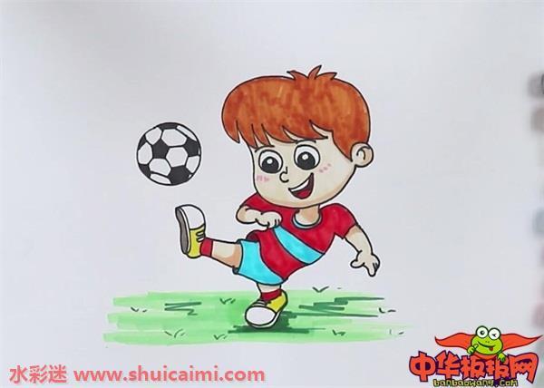 体育运动怎么画体育运动简笔画简单易画彩色