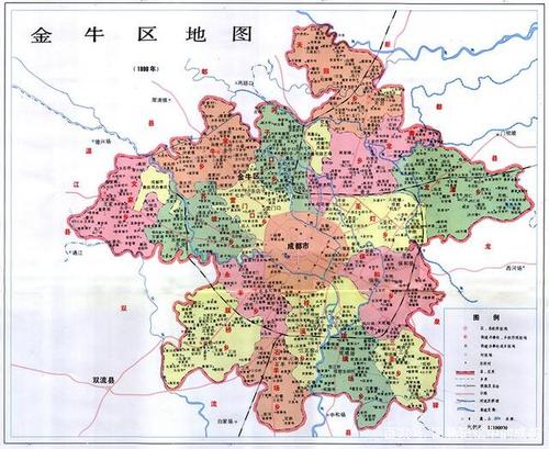 成都市金牛区地图