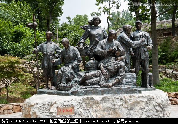 草屋 红嫂雕塑 沂蒙红嫂 革命老区 军民团结 鱼水一家 红嫂纪念馆