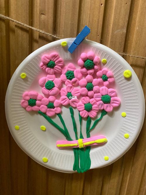 手工制作_花束_粘土_超轻黏土_超轻黏土手工作品_兴趣爱好_手工