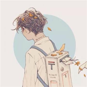 帅气头像男生背影阳光动漫头像精选 没有你的旅行都是