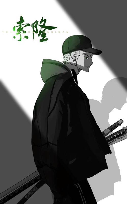 海贼王壁纸罗罗诺亚索隆路痴三刀流绿藻头