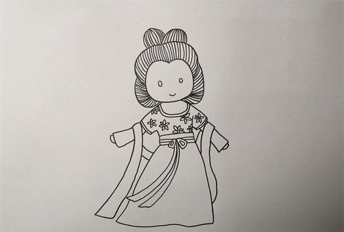 汉服怎么画简单漂亮